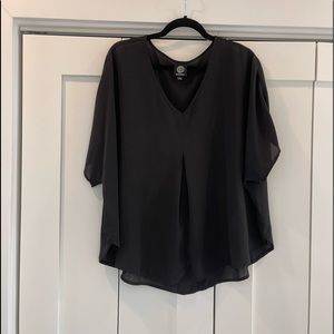 Babeau black light weight dressy top